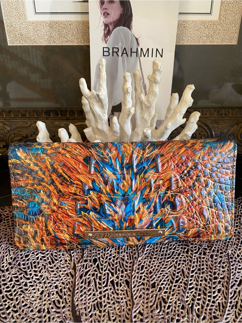 🔥🔥HOT ROD MELBOURNE BRAHMIN ADY WALLET